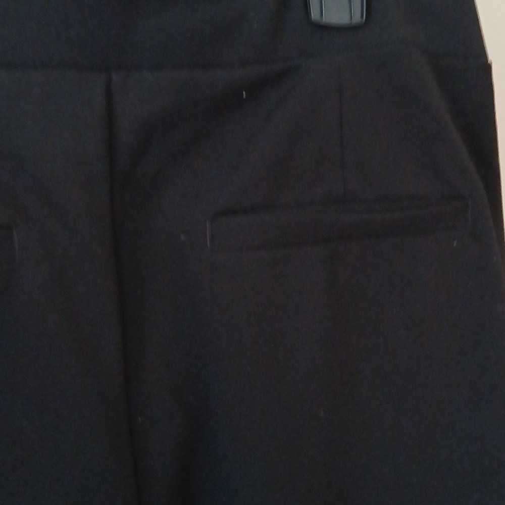 New Loft L Petites Bkack Wide Leg Pants - Picture 6 of 10